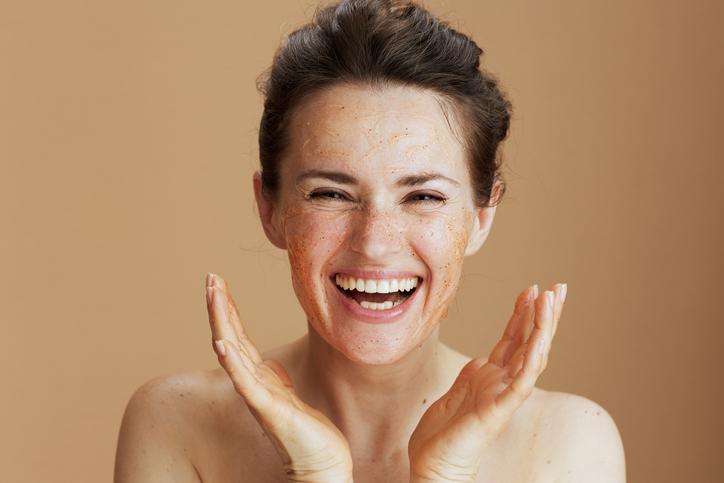 Woman after MedSpa treatment